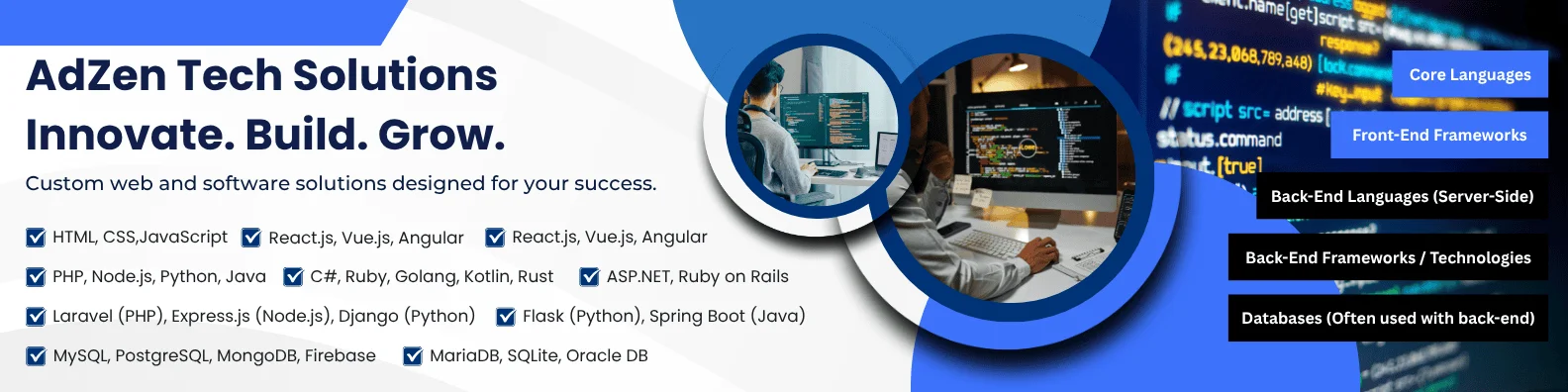 AdZen Tech Solutions Innovate. Build. Grow